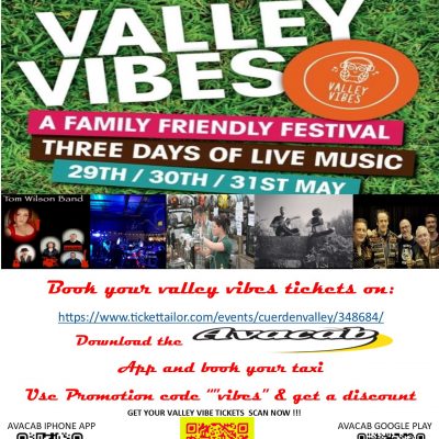 Avacab are proud sponsors of Valley Vibes